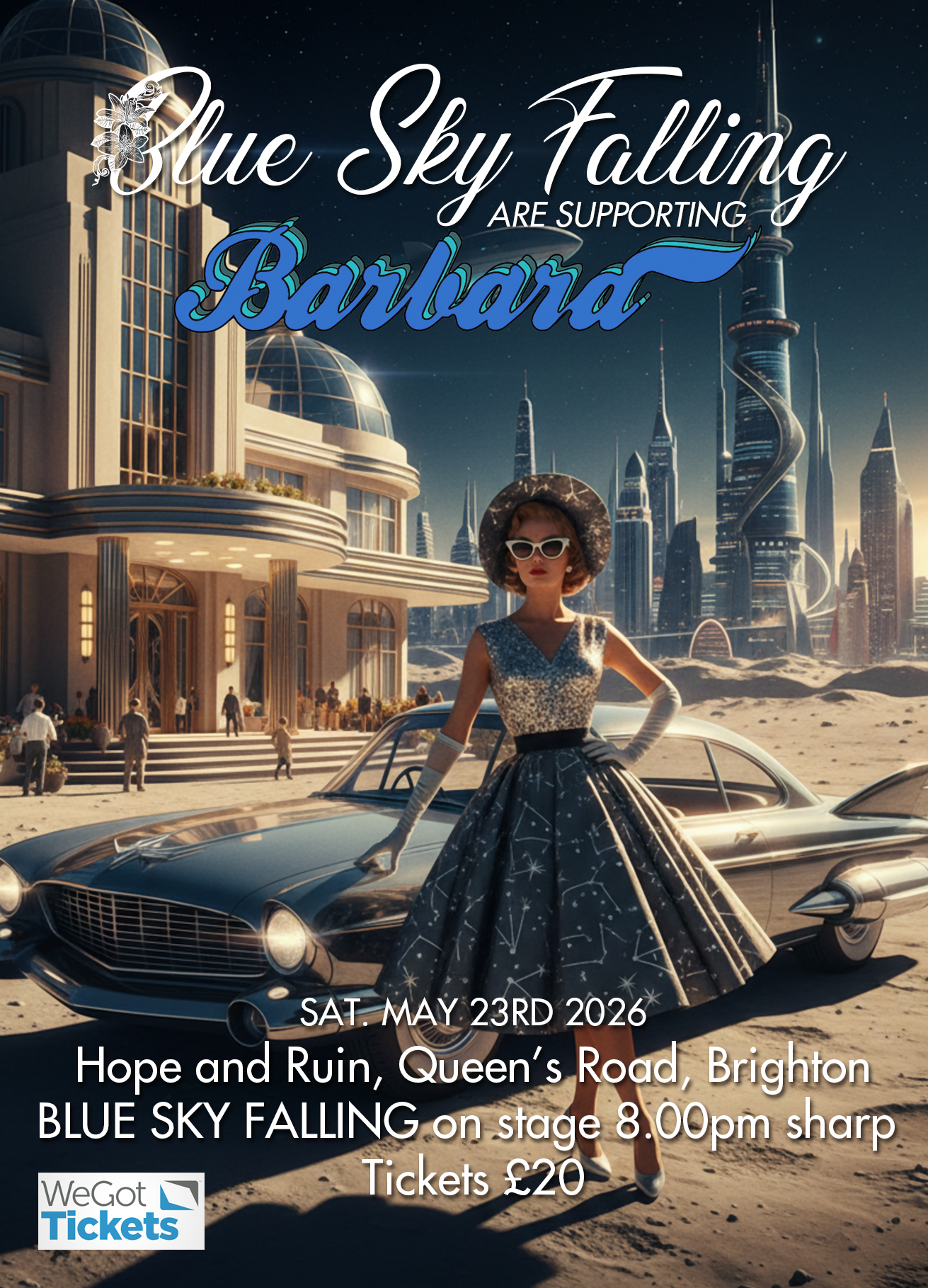 Blue Sky Falling - 23 May 2026 @ The Hope & Ruin, Brighton  