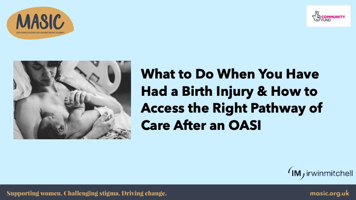 What to Do When You have had a Birth Injury & How to Access the Right Pathway of Care After an OASI